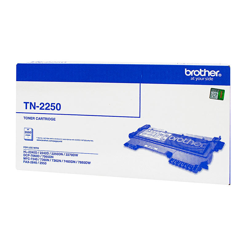 Genuine Brother TN2250, TN-2250 (High Yield) Toner