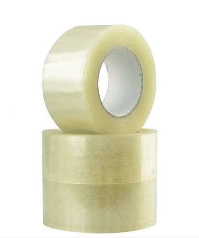 6 rolls Packing Tape Packaging Clear Sealing Tape 48mm 75M