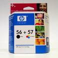 Genuine Hewlett Packard #56 & #57 Combo Pack