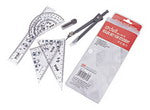 Student Ruler Set with Compass