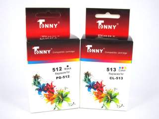 TONNY Compatible PG512 & CL513 Combo Ink
