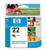 Genuine Hewlett Packard 9352CA High Yield (# 22) Ink Cartridge