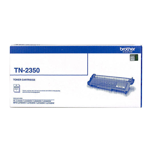 Genuine Brother TN-2350 Laser Toner Cartridge, high yield 2600pages