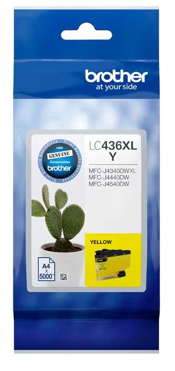 Brother LC-436XL Genuine Ink Cartridge (4 Colours Available) - High Yield