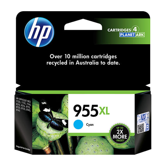 Genuine HP 955XL Cyan, LOS63AA  Cartridge