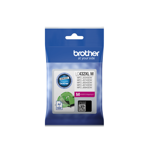 Brother LC432XL, LC-432XL Genuine Ink Cartridge (4 Colours Available) - High Yield